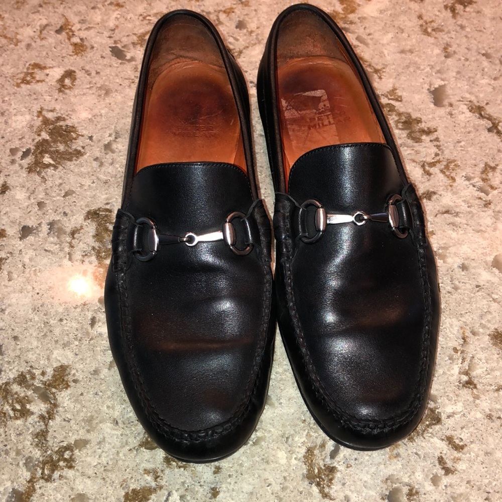 Peter Millar Black Driving Shoes
